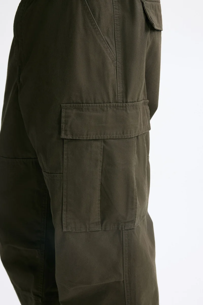 H&M  Relaxed Fit Cotton cargo trousers for Men | Best Price UAE